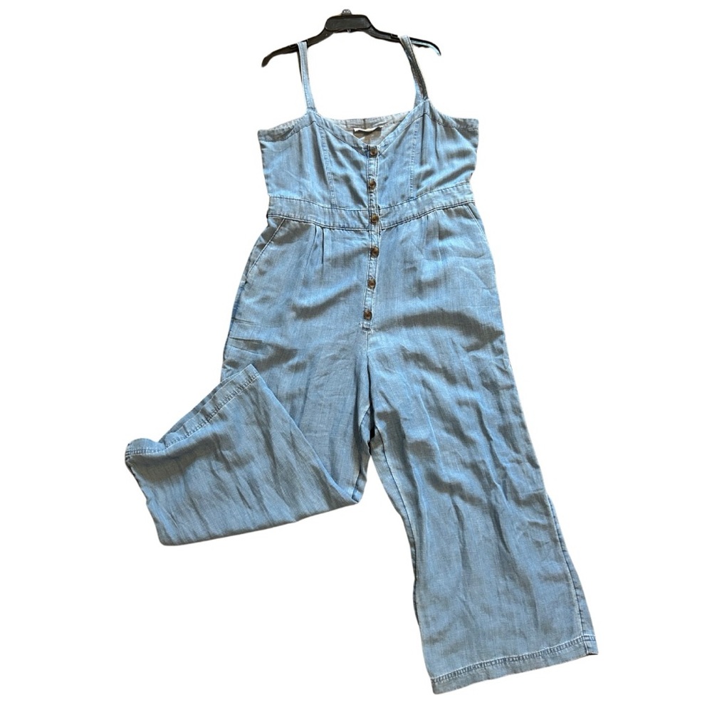 Loft Chambray Jumpsuit